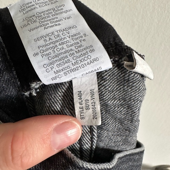 Madewell Washed Black Rolled Cuffed ‘The Perfect Jean Short’ Denim Shorts - Picture 6 of 6